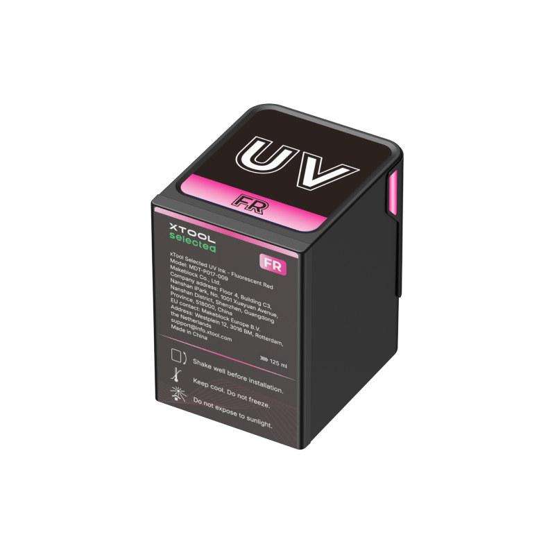 xTool Omni Printer Selected UV Ink - Fluorescent Red (125ml)